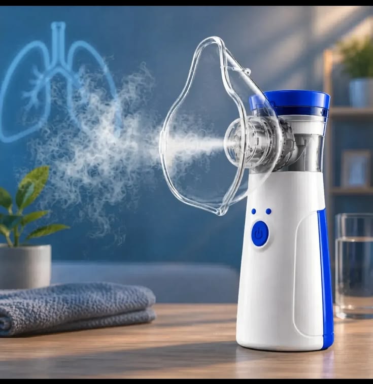 Advanced Portable Mesh Nebulizer – Quiet, USB Rechargeable for Adults & Kids